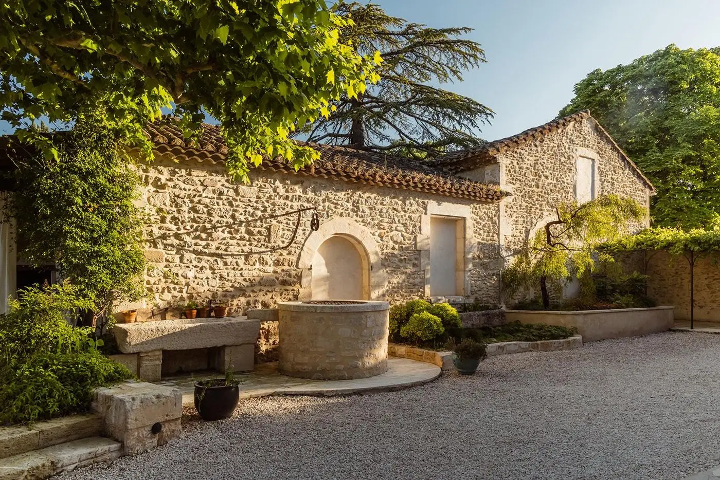 Mas Millésime dans les Alpilles, lieu de la retraite couture La Précieuse